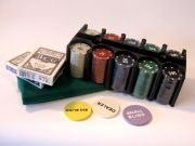 Комплект за покер - чипове, карти и килимче